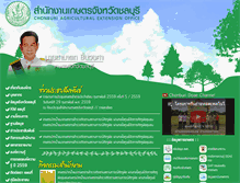 Tablet Screenshot of chonburi.doae.go.th
