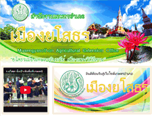 Tablet Screenshot of mueang.yasothon.doae.go.th